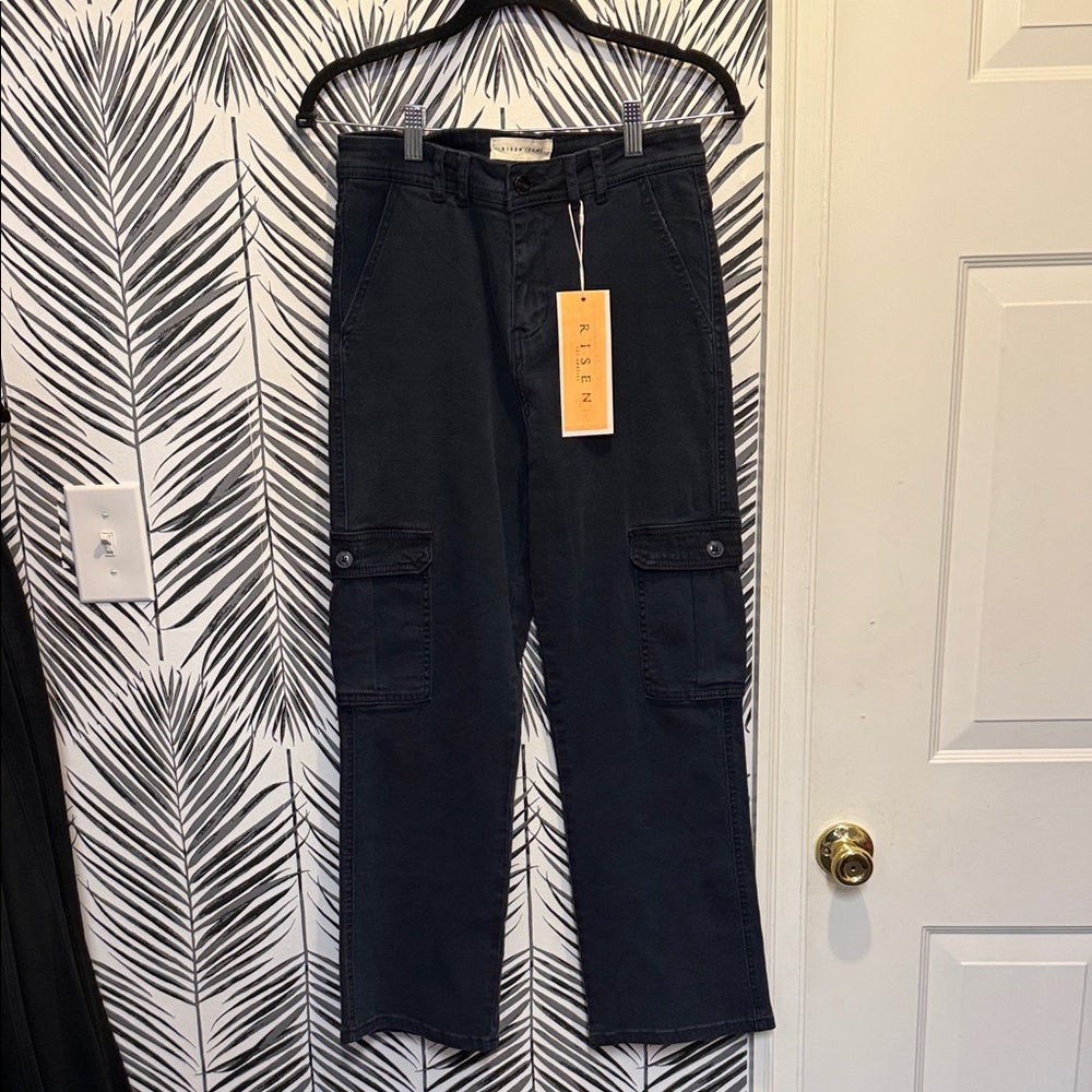 Risen - Women's High Rise Navy Blue Jeans